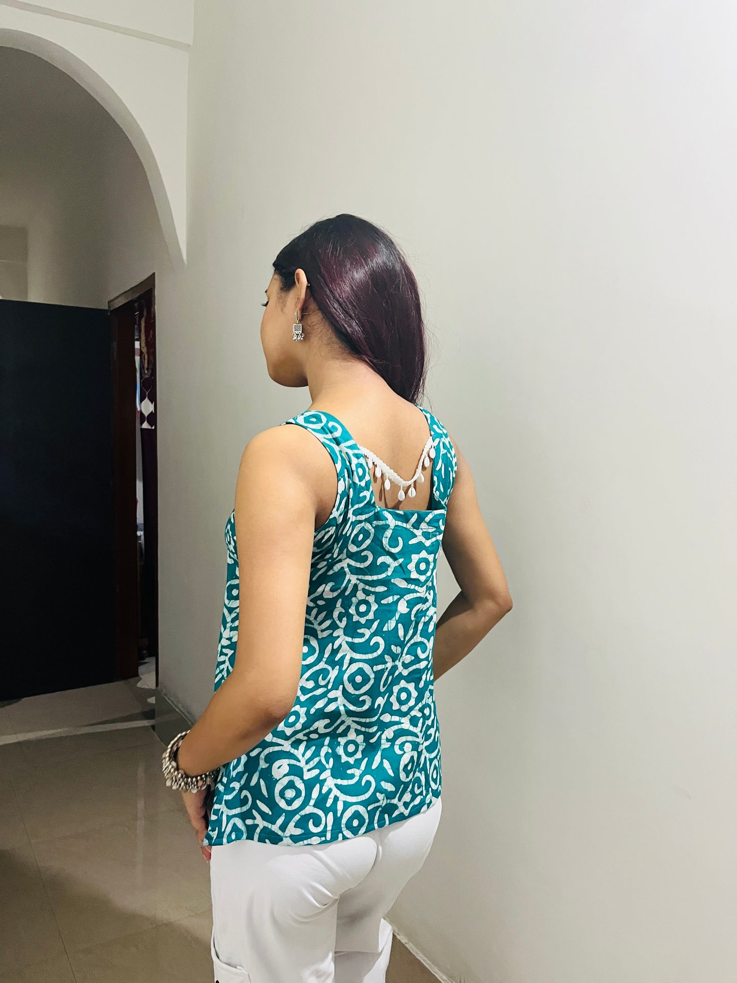Aanya Block Print Top