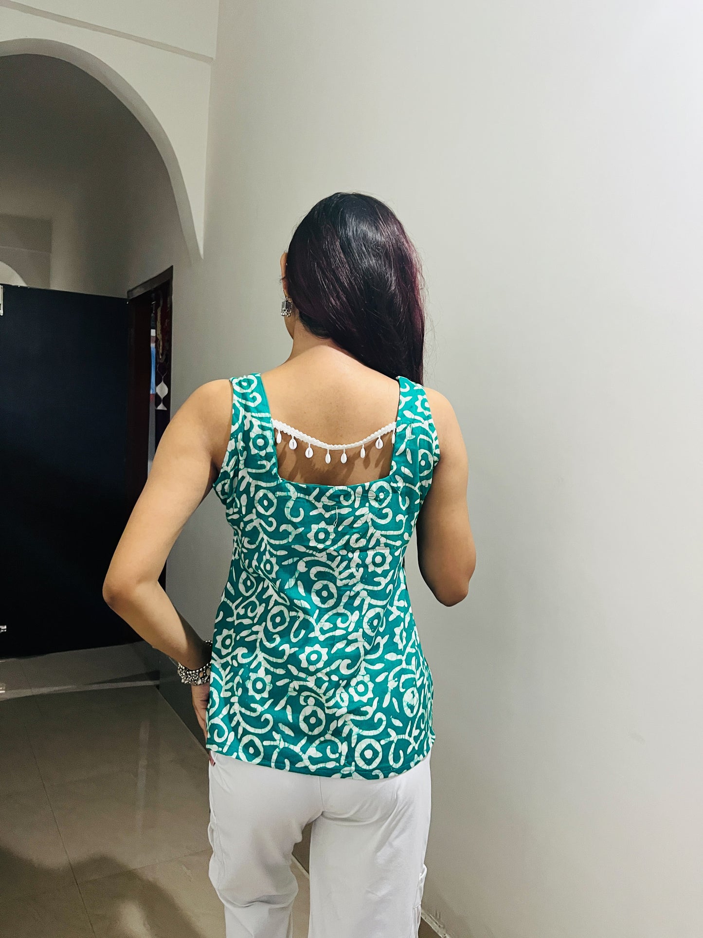 Aanya Block Print Top