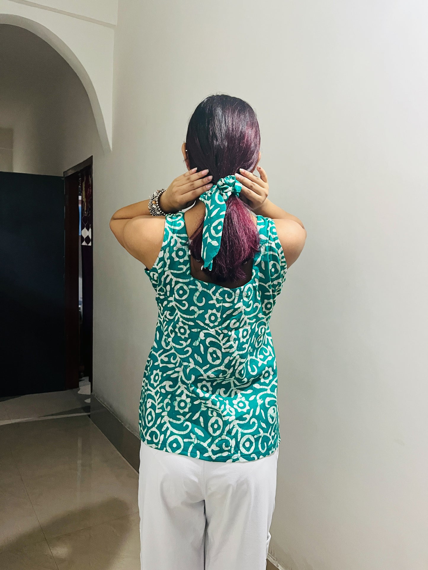 Aanya Block Print Top